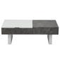 Table basse relevable extensible effet beton