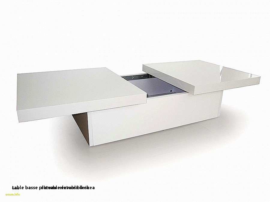 Table basse relevable a rallonges