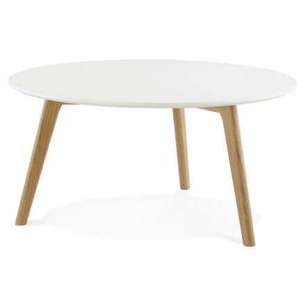 Table basse design metal et bois