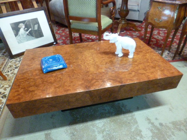 Table basse willy rizzo vintage