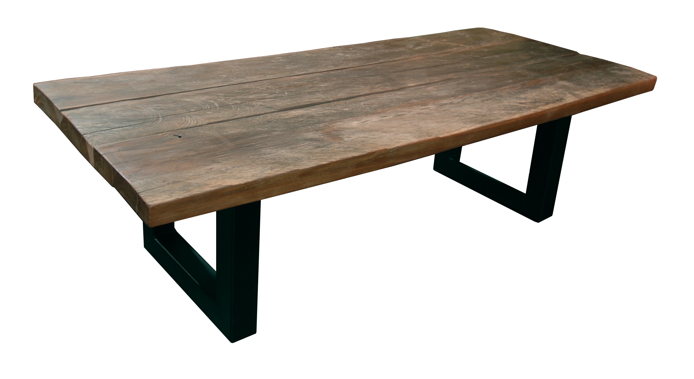 Table basse ferraille et bois