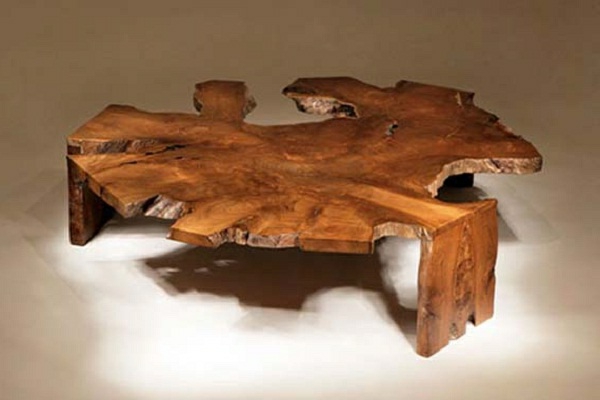 Table basse bois originale