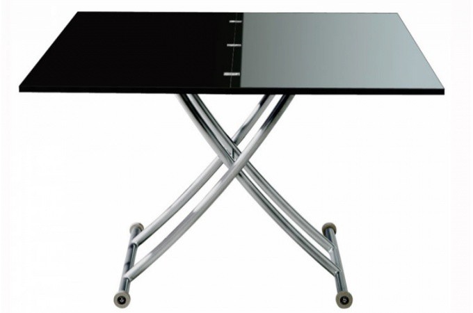 Table basse relevable flat