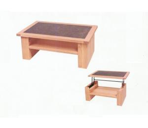 Table basse relevable plateau céramique