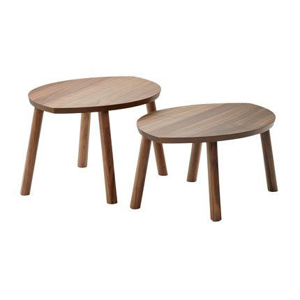 Table basse en bois grise