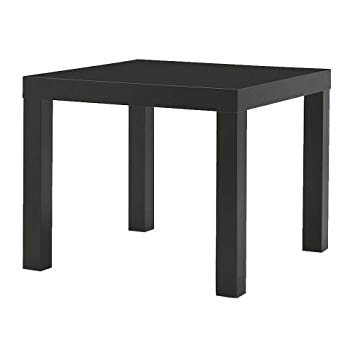 Table basse ikea bois noir