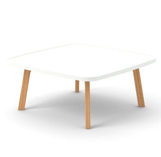 Table basse bois carré scandinave
