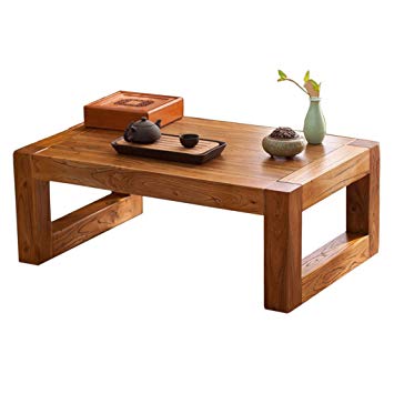 Table basse en bois style ancien