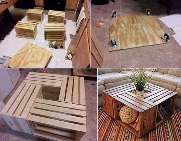 Que faire avec une table basse en bois