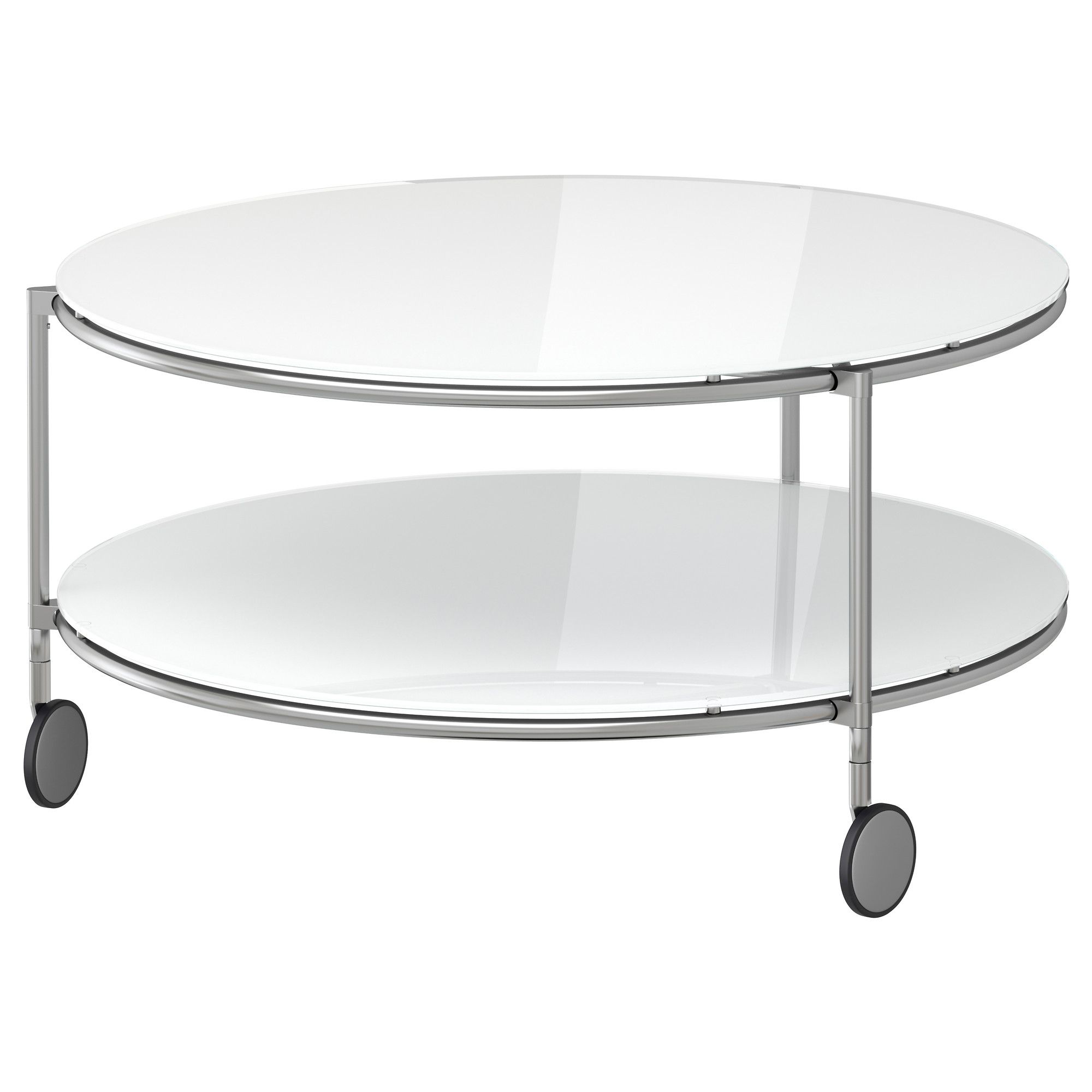 Ikea table basse verre bois