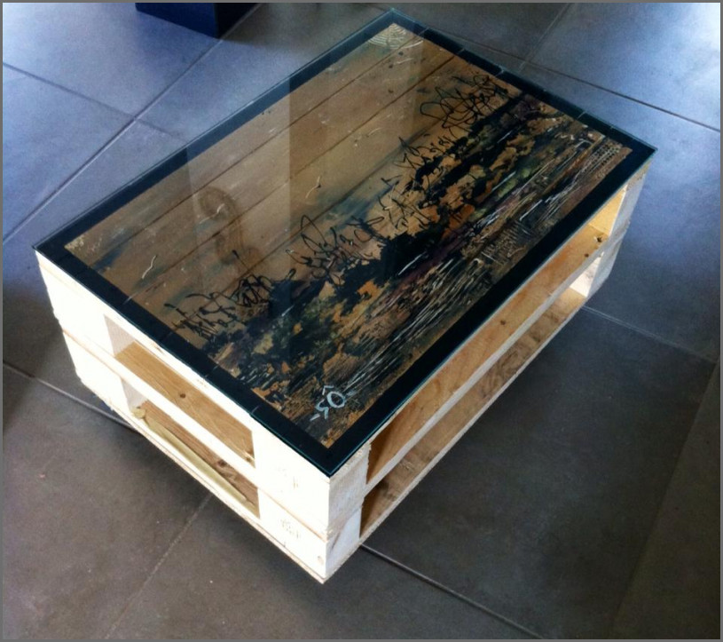 Construction table basse en bois