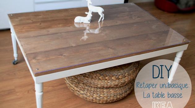 Renover une table basse bois