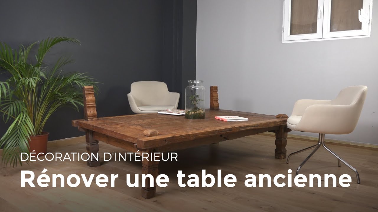 Comment renover table basse en bois