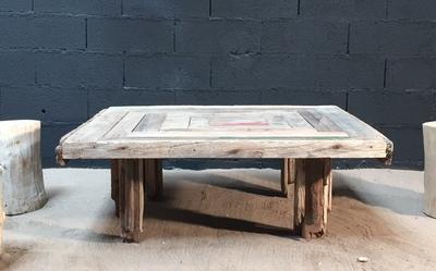 Table basse bois planche