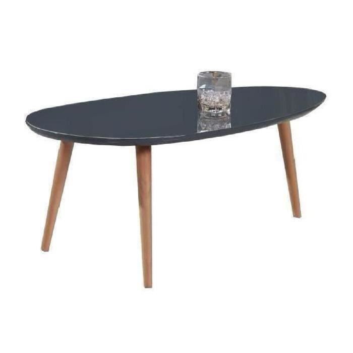 Table basse grise scandinave