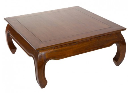 Table basse bois massif colonial