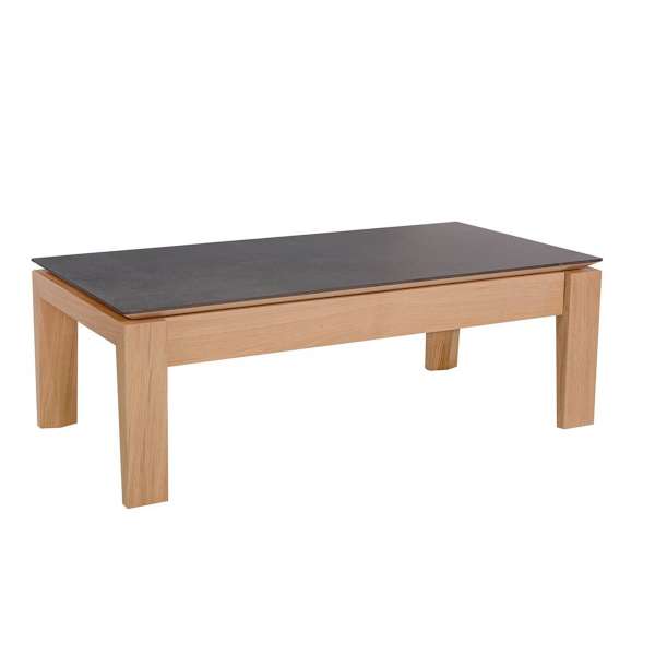 Table basse avec pieds en bois