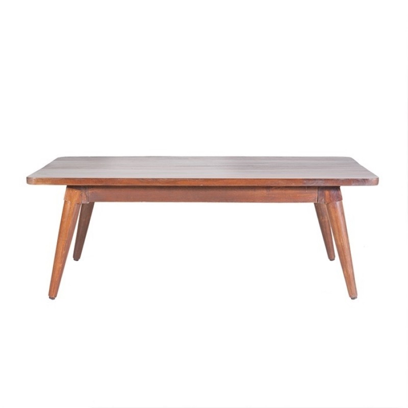 Table basse vintage bois massif