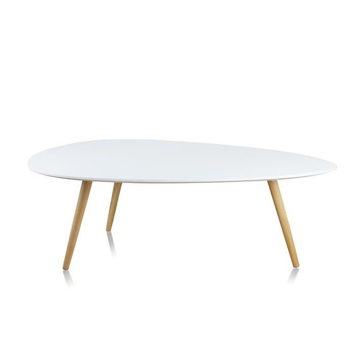 Petite table basse ronde scandinave