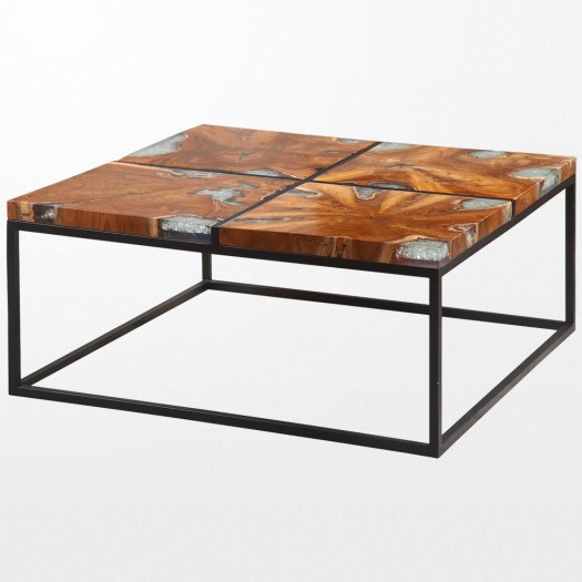 Table en basse en bois
