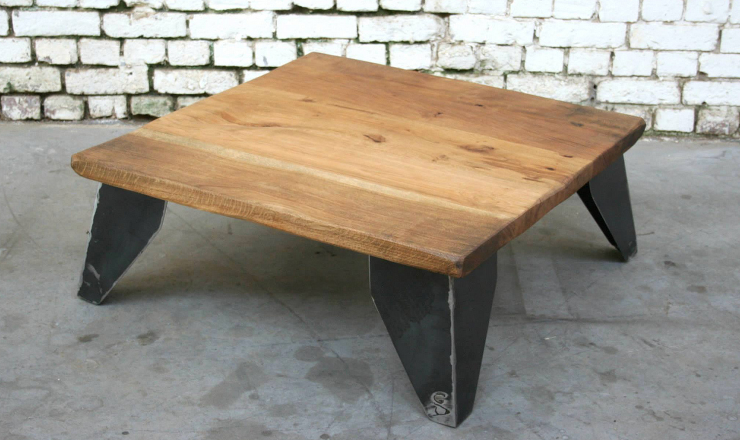 Table basse bois haute