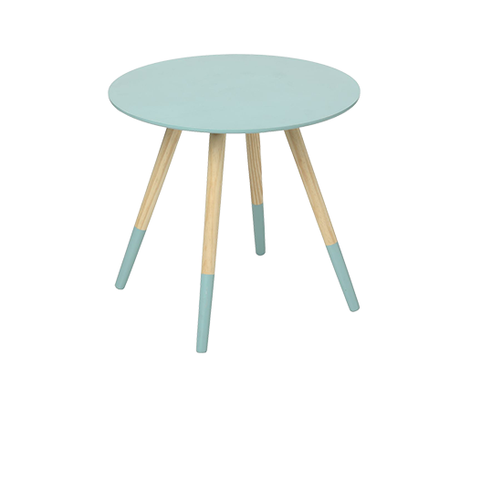 Table basse bois bleue