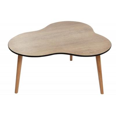 Table basse design en bois naturel