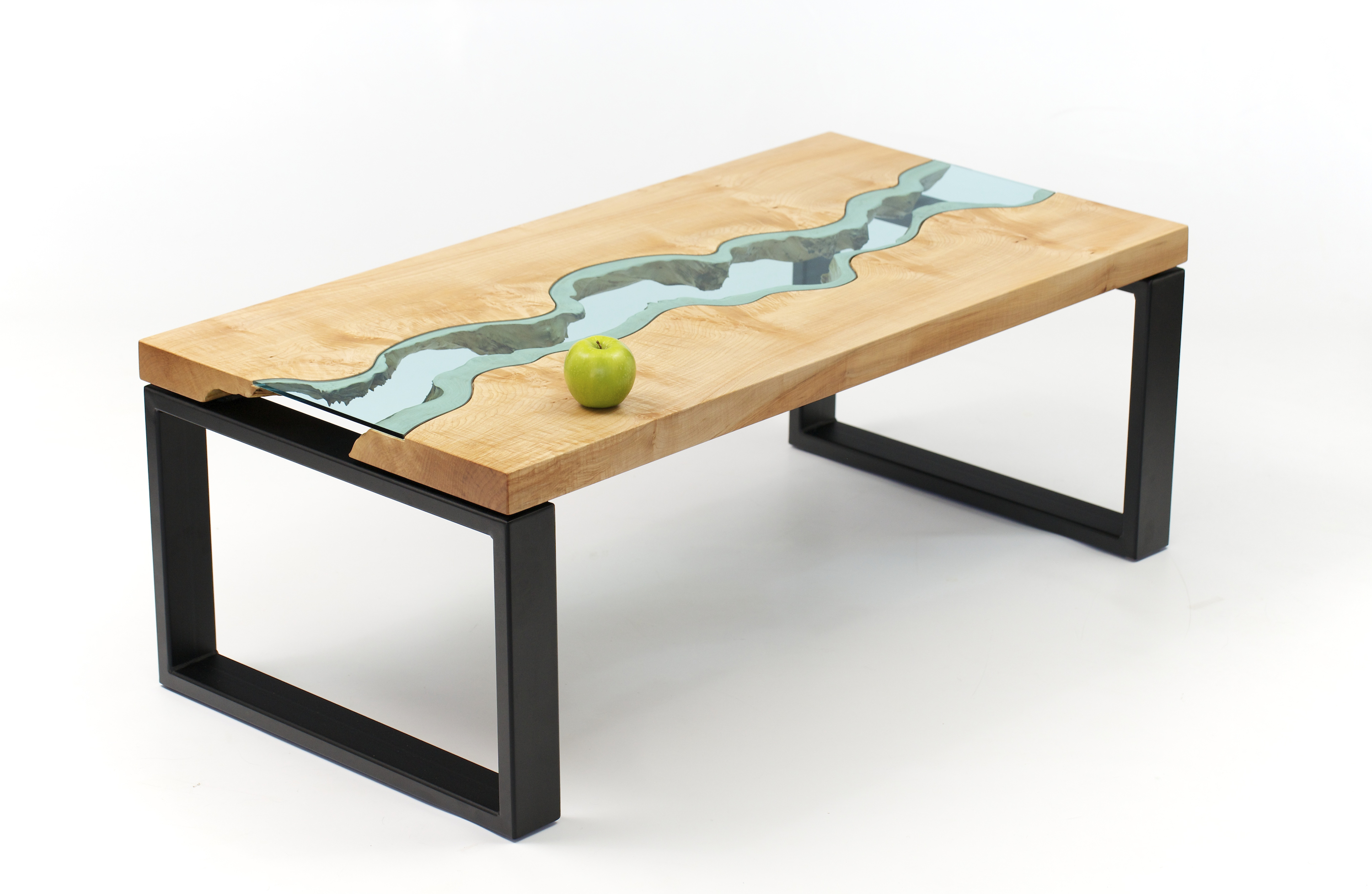 Construire table basse bois et verre