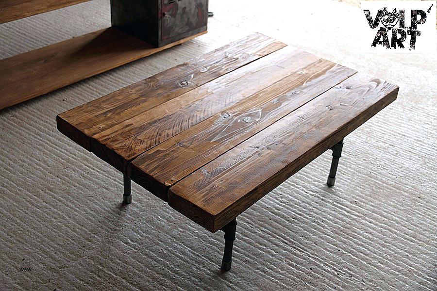 Table basse en bois fait main