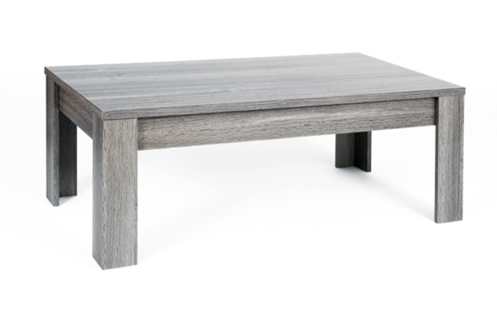 Table basse bois chene gris
